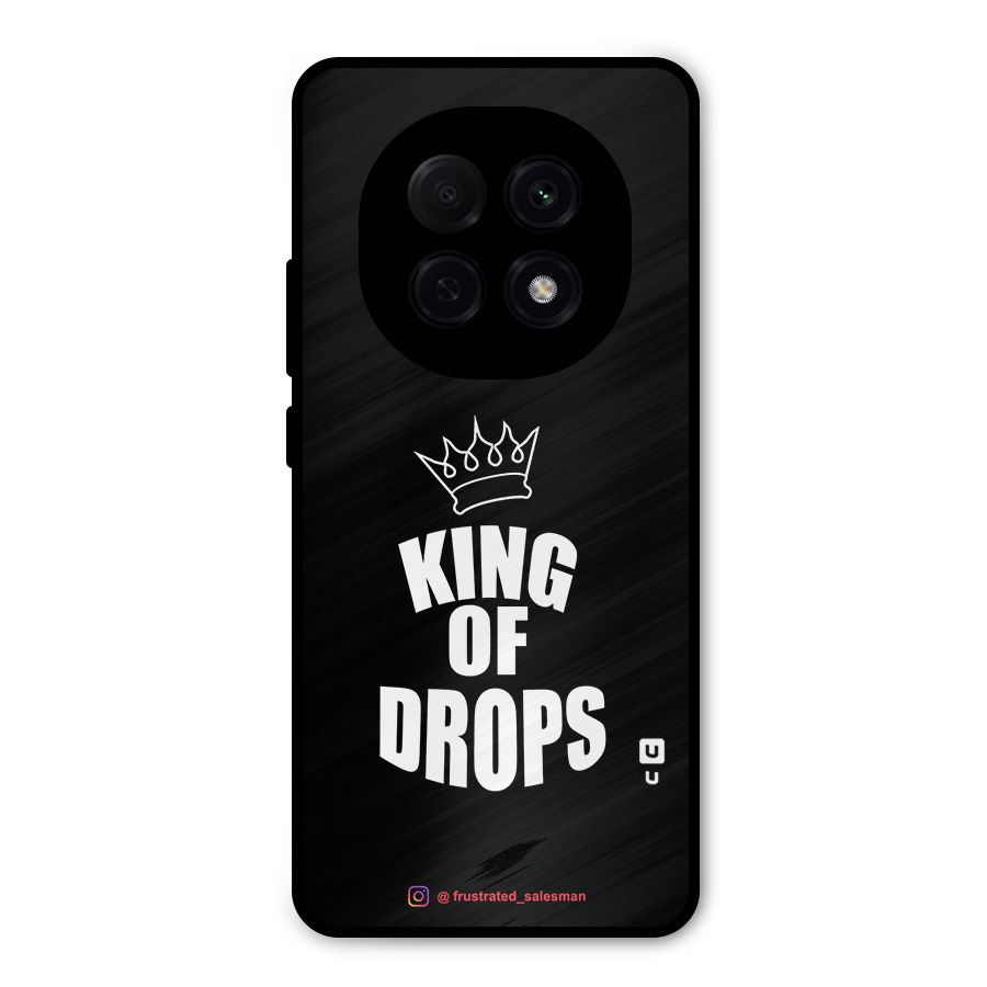 King of Drops Black Metal Back Case for Oppo F29 Pro