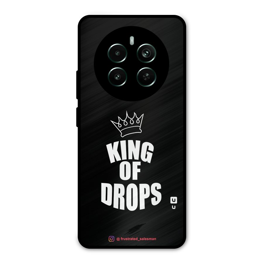 King of Drops Black Metal Back Case for Realme Narzo 70 Pro