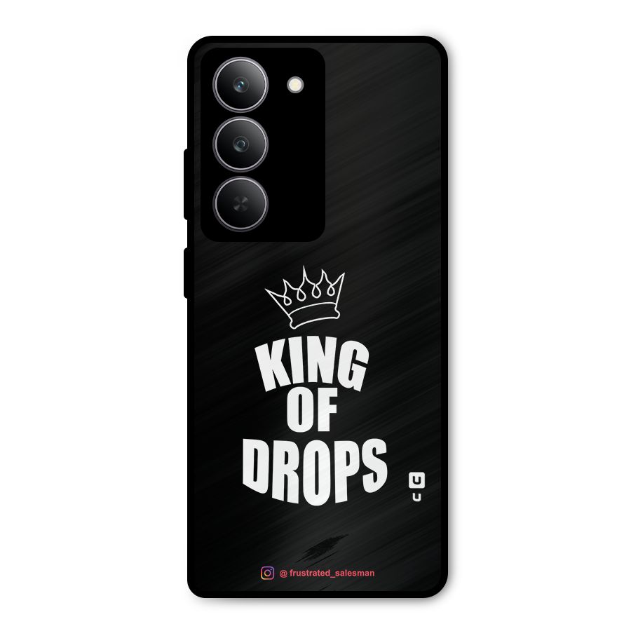 King of Drops Black Metal Back Case for Realme P3x