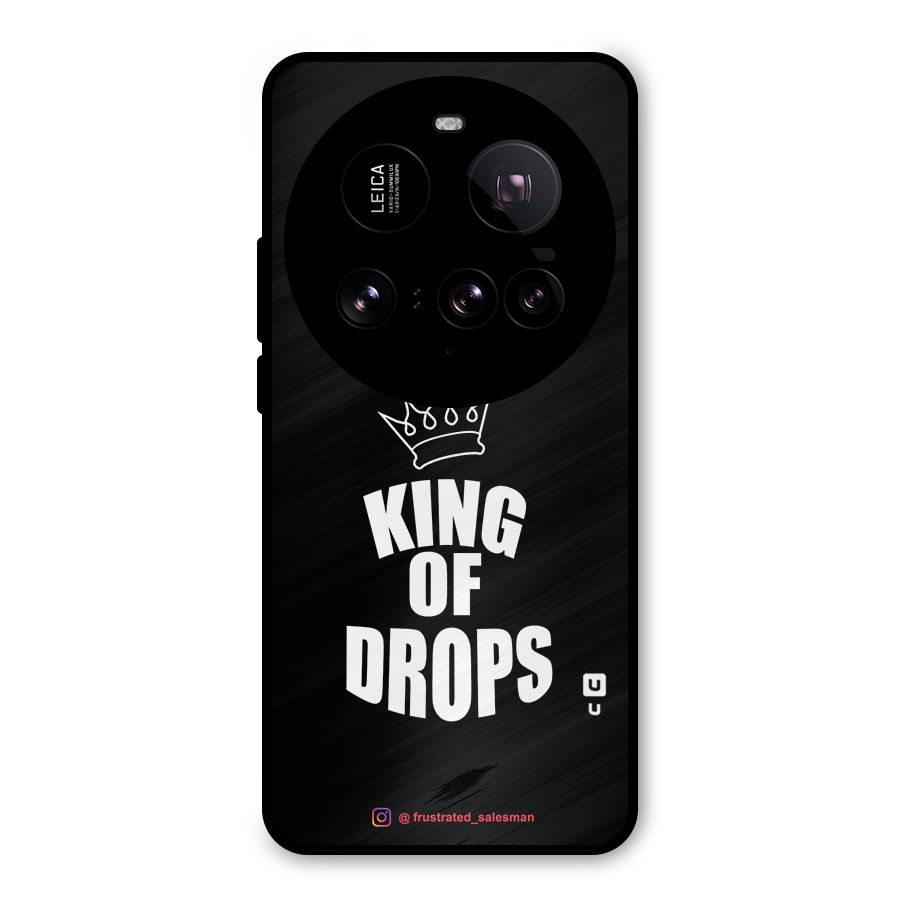 King of Drops Black Metal Back Case for Xiaomi 15 Ultra
