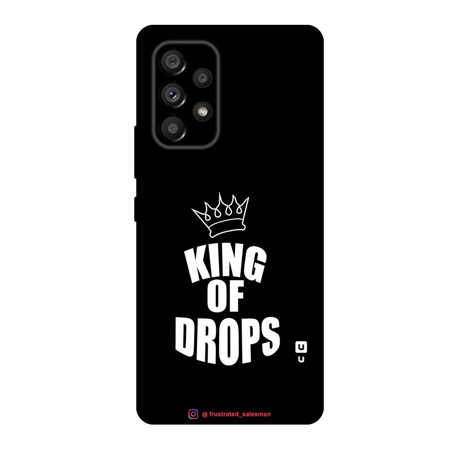 King of Drops Black Original Polycarbonate Back Case for Galaxy A53 5G