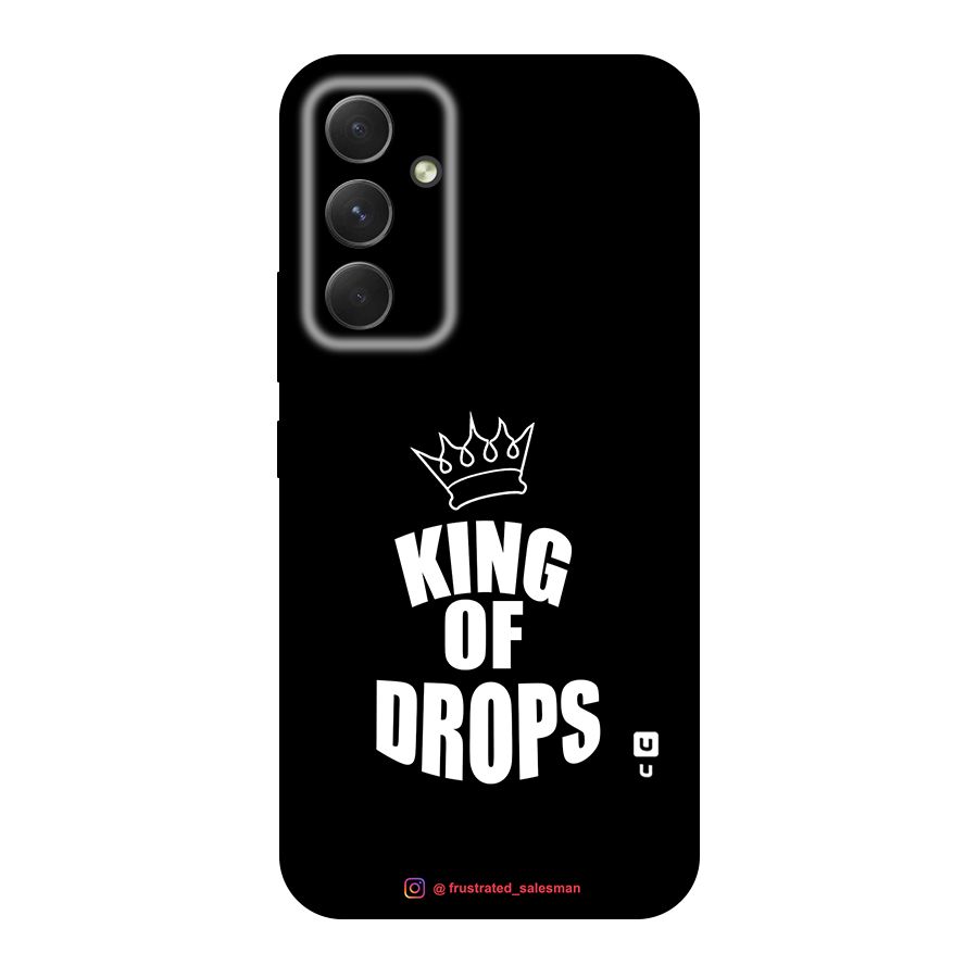 King of Drops Black Original Polycarbonate Back Case for Galaxy A54