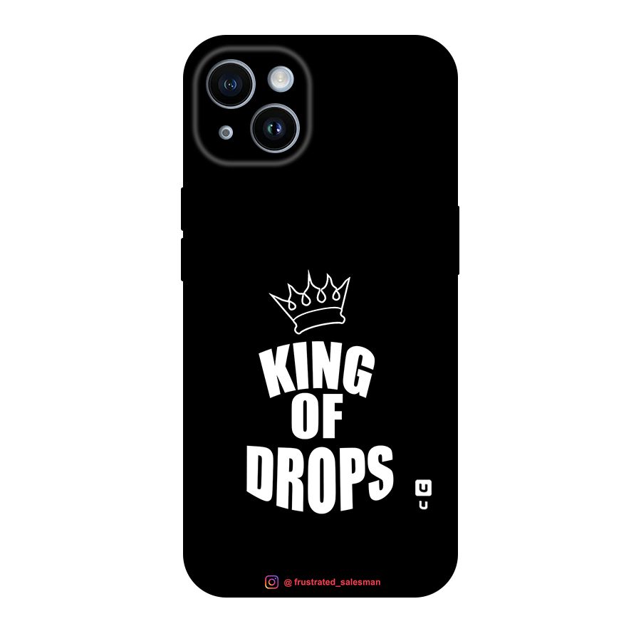 King of Drops Black Original Polycarbonate Back Case for iPhone 14