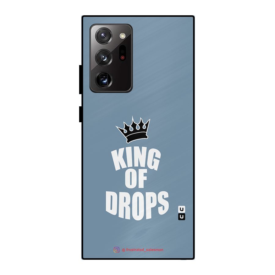 King of Drops Mustard SteelBlue Metal Back Case for Galaxy Note 20 Ultra 5G