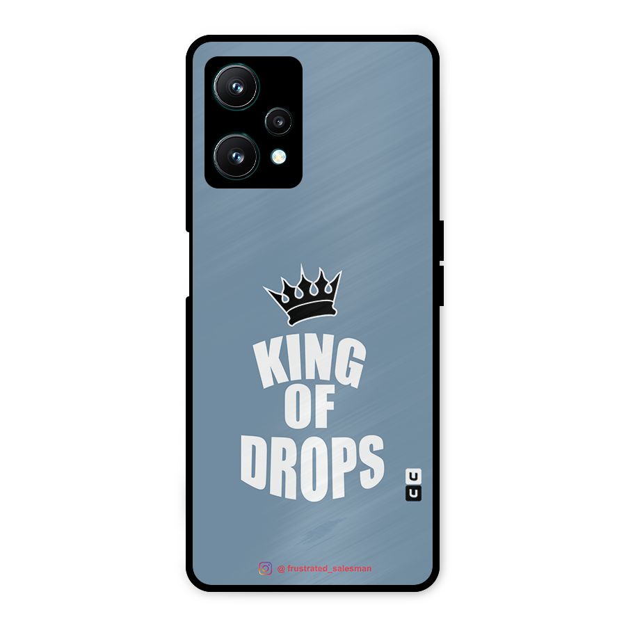 King of Drops Mustard SteelBlue Metal Back Case for Realme 9 Pro 5G