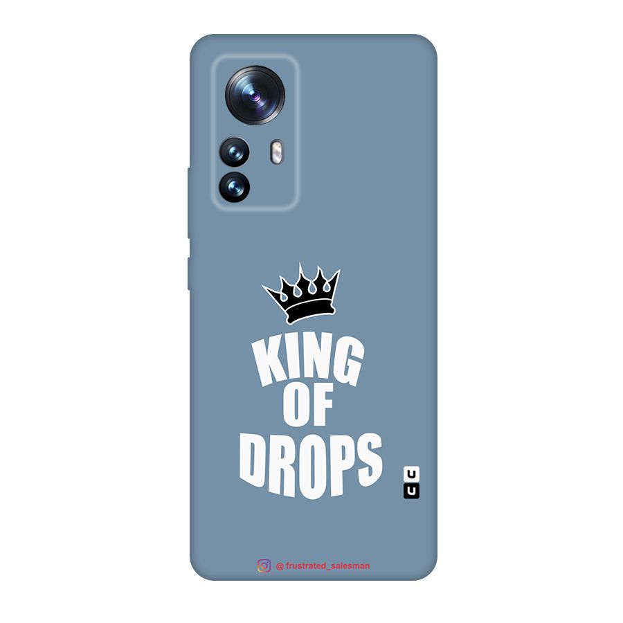 King of Drops Mustard SteelBlue Original Polycarbonate Back Case for Xiaomi 12 Pro
