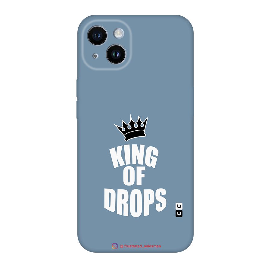 King of Drops Mustard SteelBlue Original Polycarbonate Back Case for iPhone 14