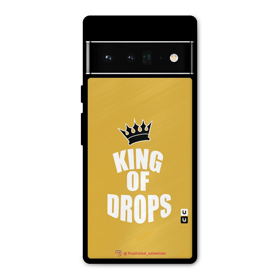 King of Drops Mustard Yellow Metal Back Case for Google Pixel 6 Pro