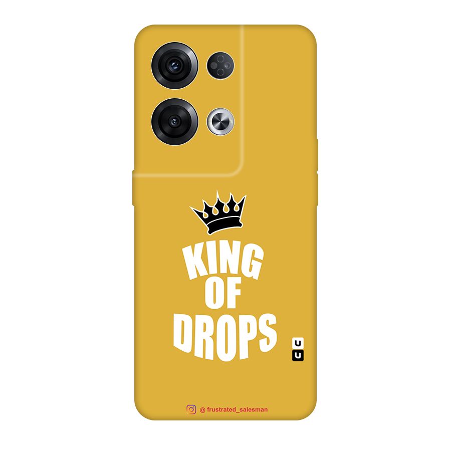 King of Drops Mustard Yellow Original Polycarbonate Back Case for Oppo Reno8 Pro 5G