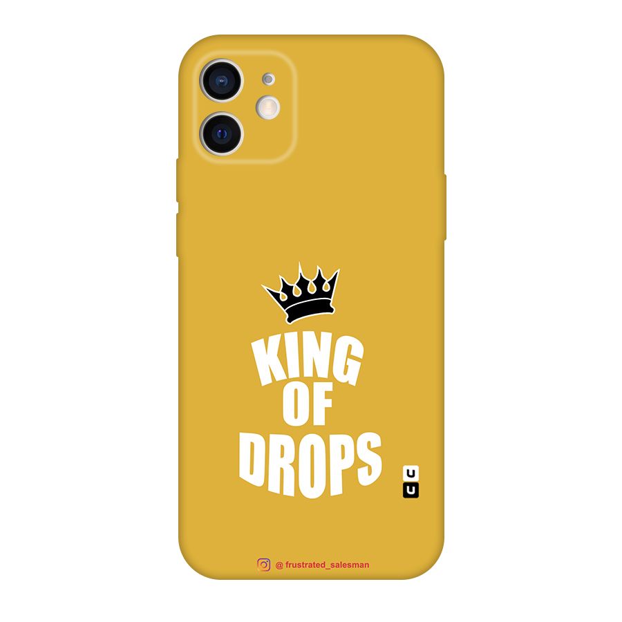 King of Drops Mustard Yellow Original Polycarbonate Back Case for iPhone 12