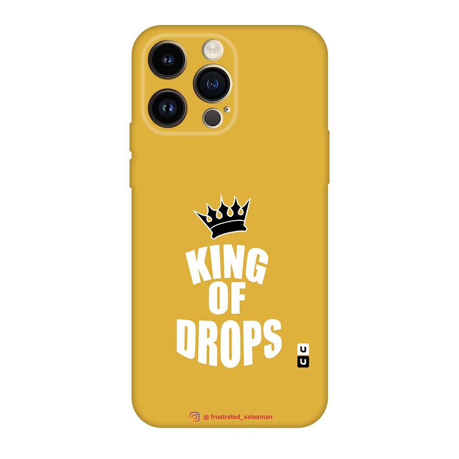 King of Drops Mustard Yellow Original Polycarbonate Back Case for iPhone 14 Pro Max