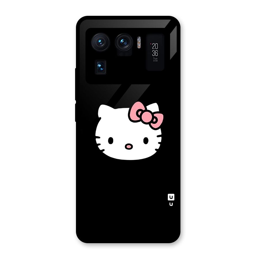 Kitty Cute Glass Back Case for Mi 11 Ultra