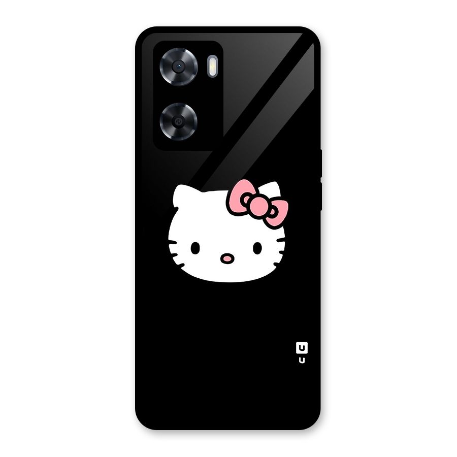 Kitty Cute Glass Back Case for OnePlus Nord N20 SE