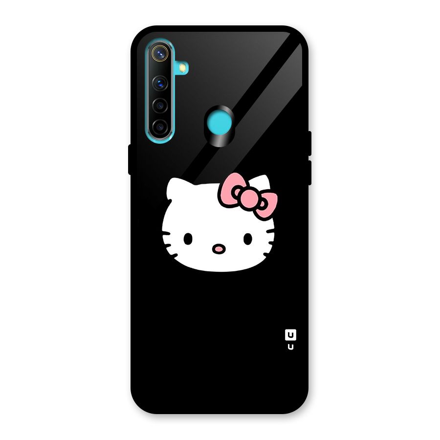 Kitty Cute Glass Back Case for Realme Narzo 10