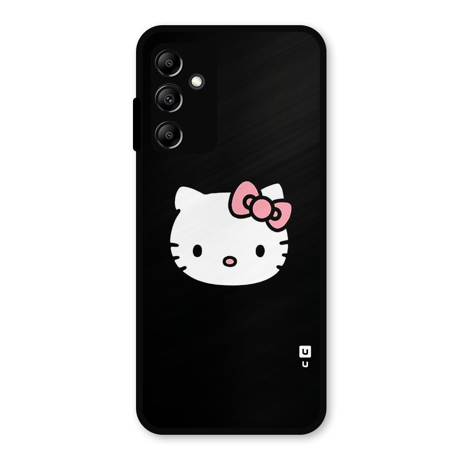Kitty Cute Metal Back Case for Galaxy A14 5G