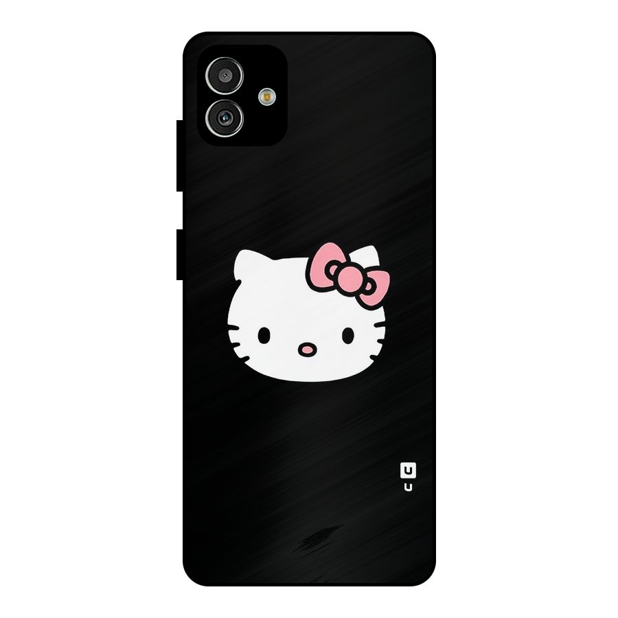 Kitty Cute Metal Back Case for Galaxy M13 5G