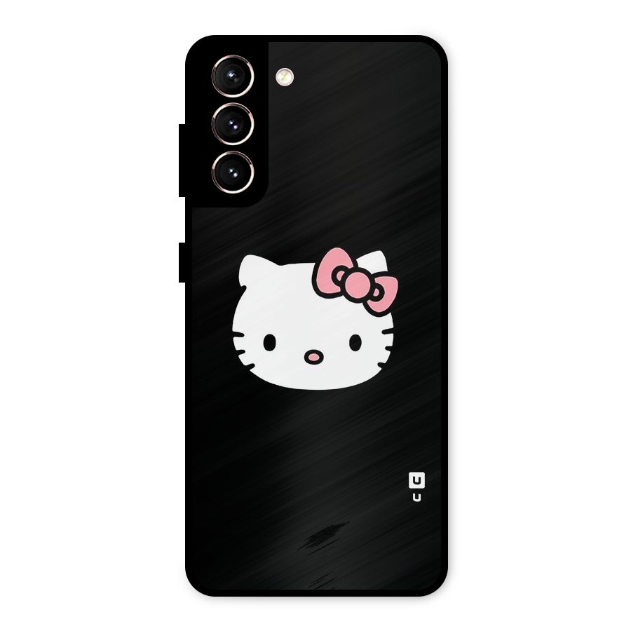 Kitty Cute Metal Back Case for Galaxy S21 5G