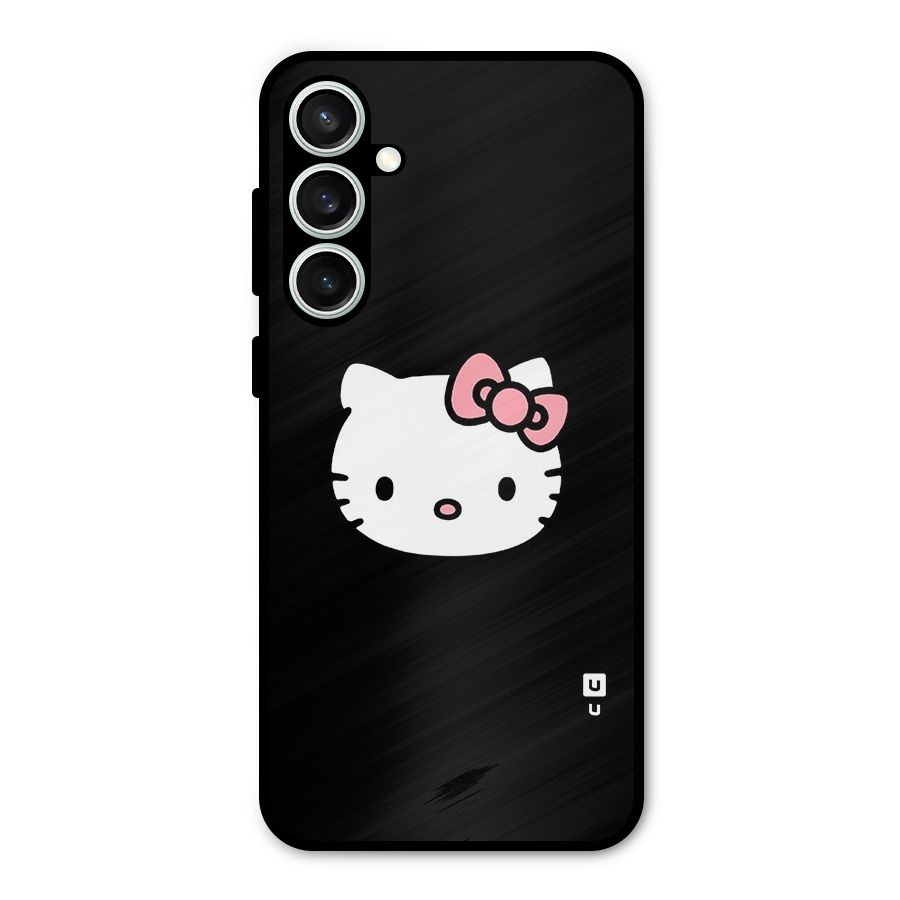 Kitty Cute Metal Back Case for Galaxy S23 FE