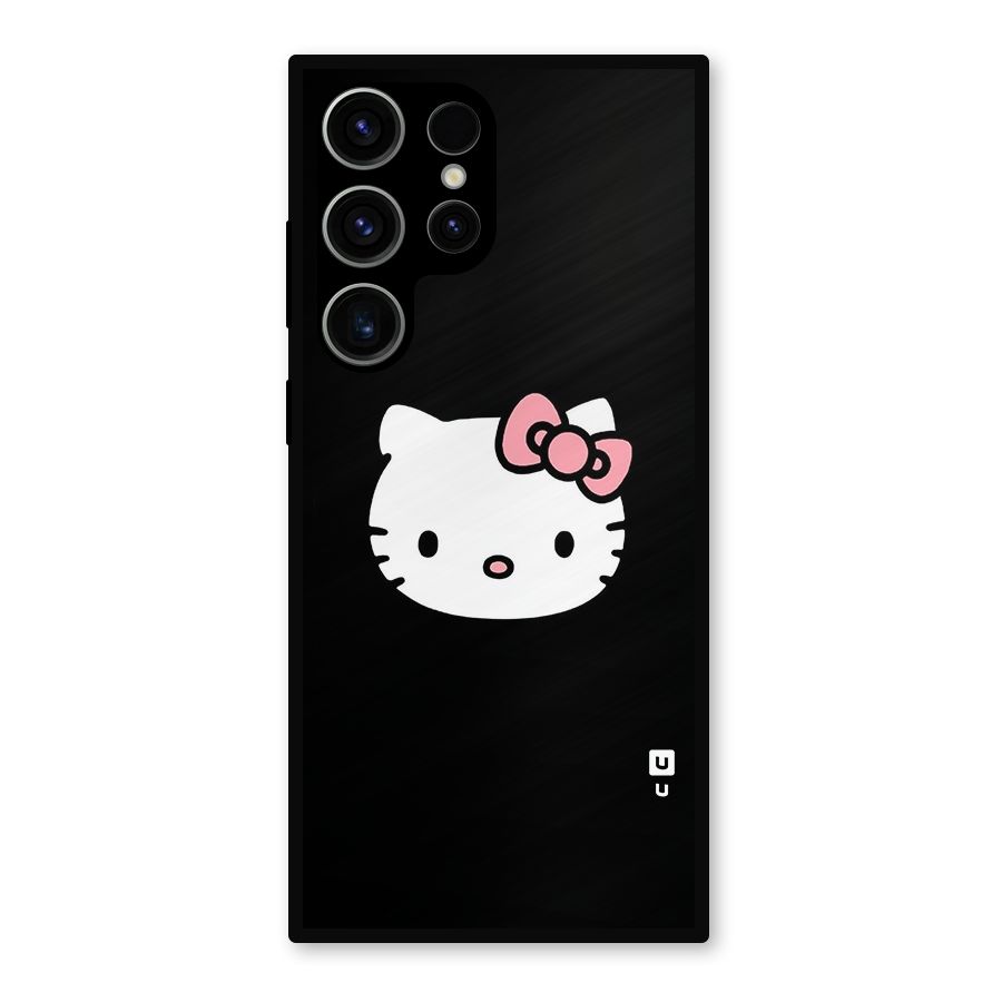 Kitty Cute Metal Back Case for Galaxy S23 Ultra