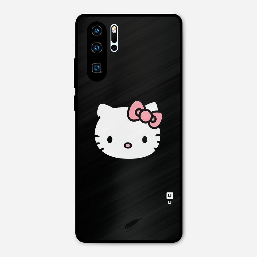 Kitty Cute Metal Back Case for Huawei P30 Pro