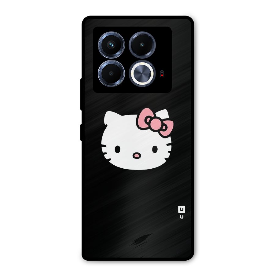 Kitty Cute Metal Back Case for Infinix Note 40 5G
