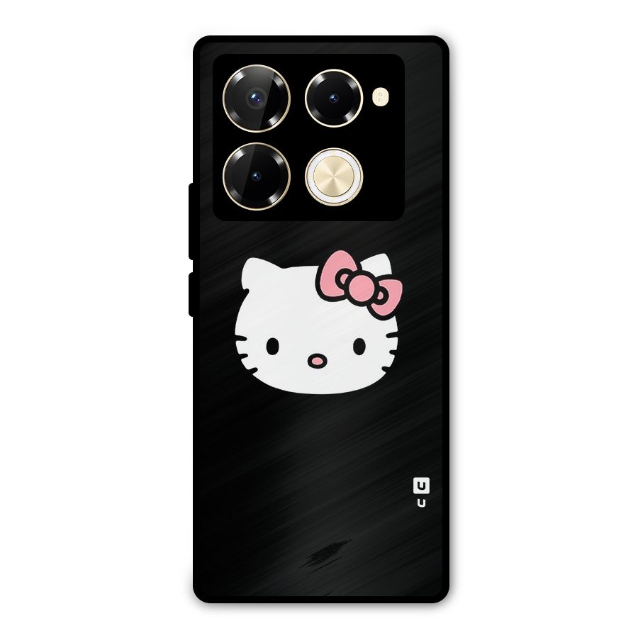 Kitty Cute Metal Back Case for Infinix Note 40 Pro Plus