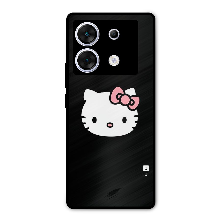 Kitty Cute Metal Back Case for Infinix Zero 30 5G