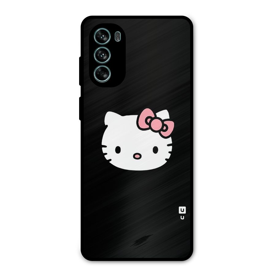 Kitty Cute Metal Back Case for Moto G62