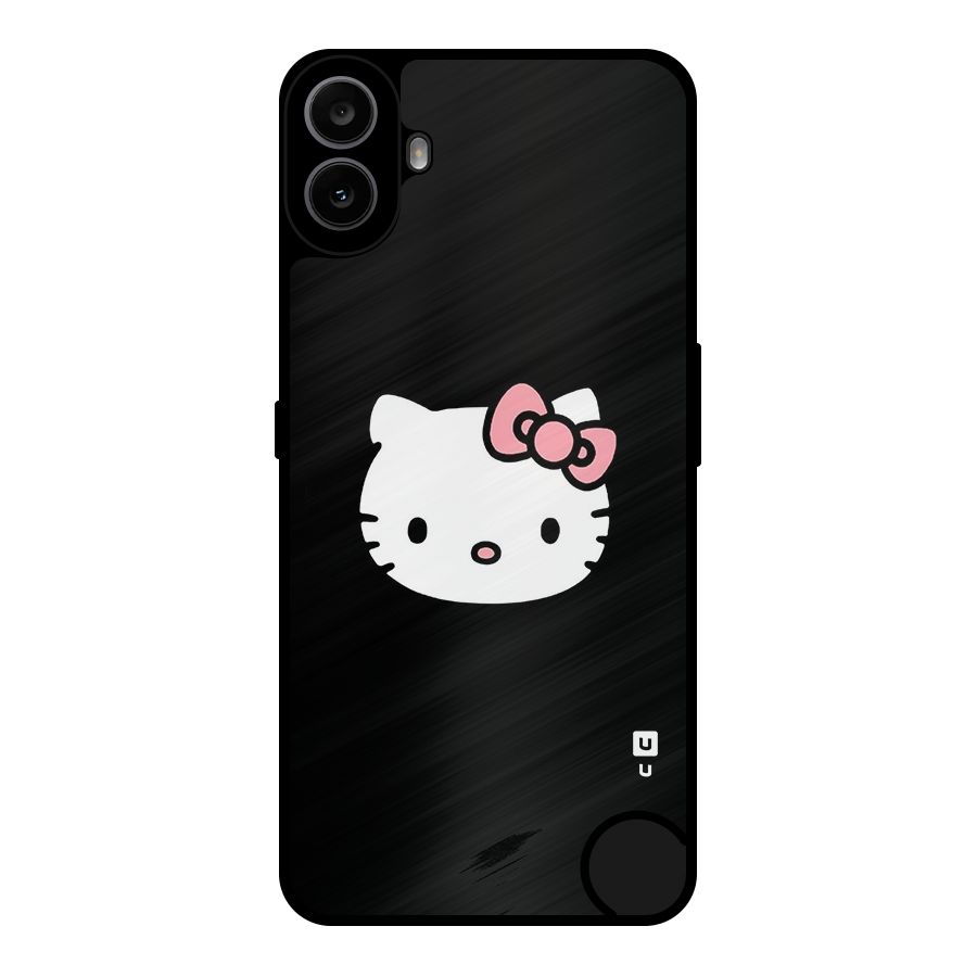 Kitty Cute Metal Back Case for Nothing CMF Phone 1