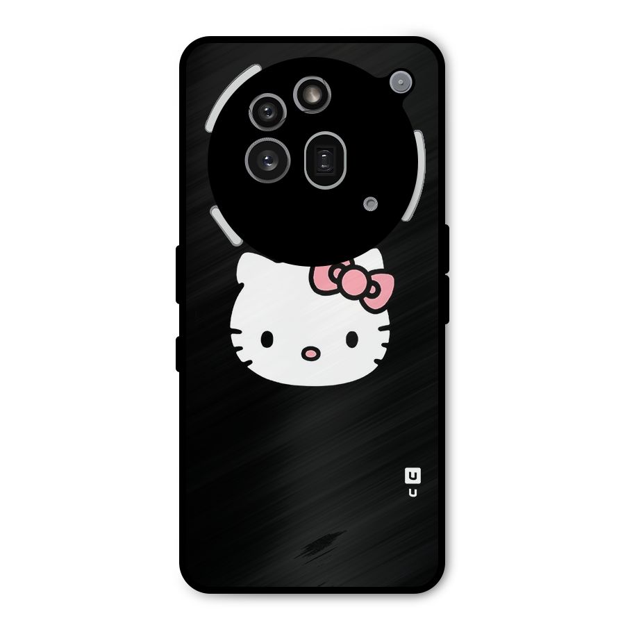 Kitty Cute Metal Back Case for Nothing Phone 3a Pro