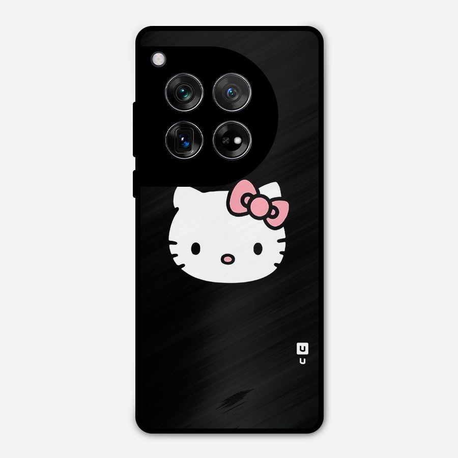 Kitty Cute Metal Back Case for OnePlus 12