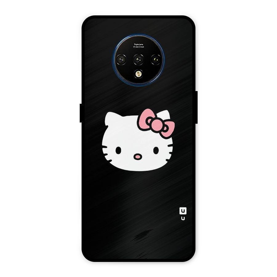 Kitty Cute Metal Back Case for OnePlus 7T