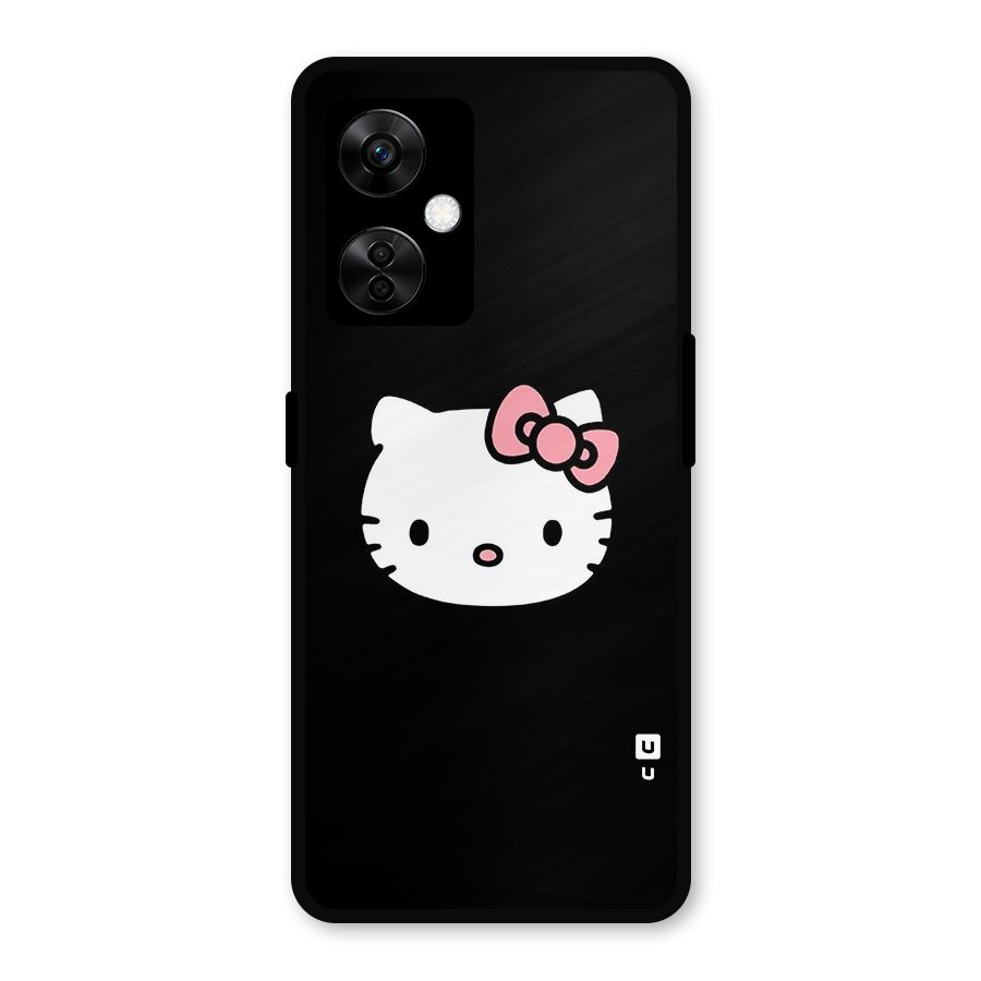 Kitty Cute Metal Back Case for OnePlus Nord CE 3 Lite