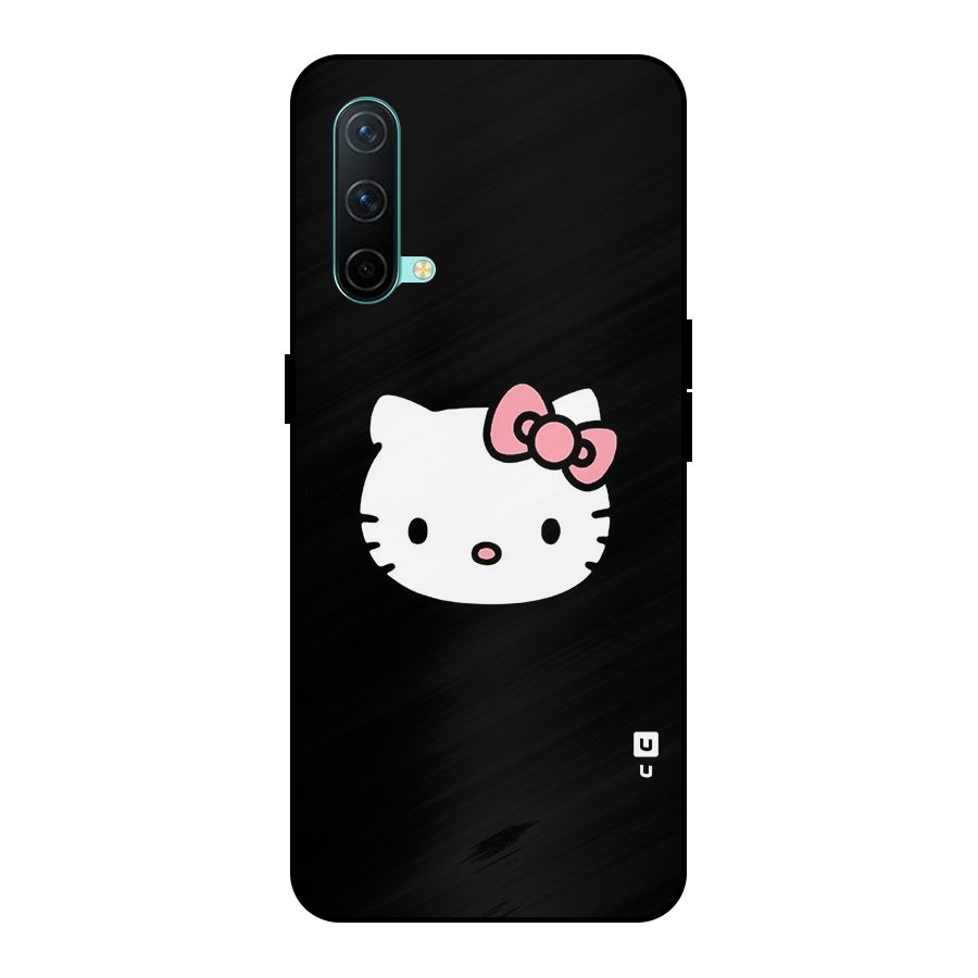 Kitty Cute Metal Back Case for OnePlus Nord CE 5G