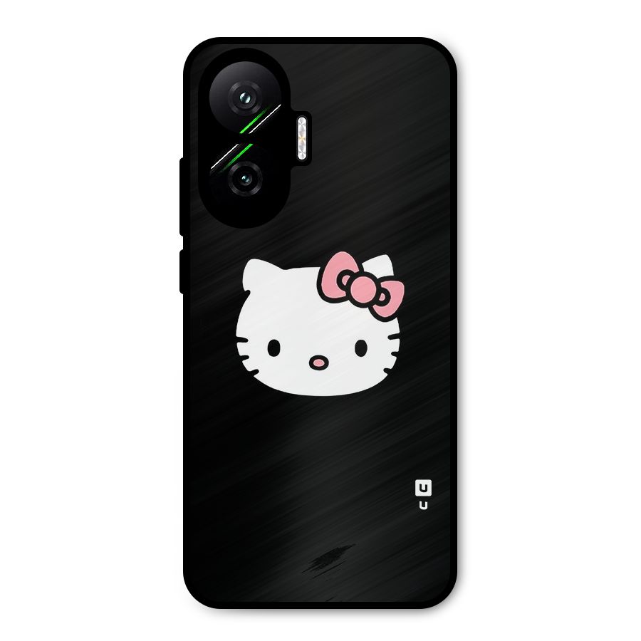 Kitty Cute Metal Back Case for Poco F7