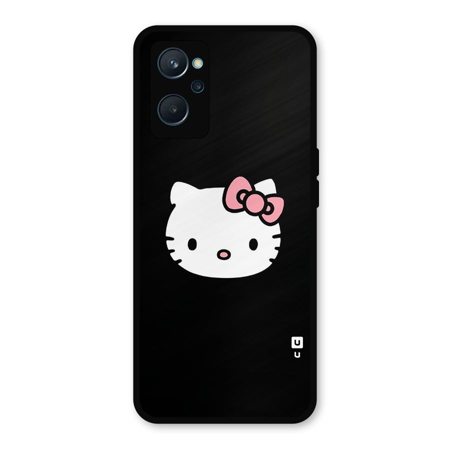 Kitty Cute Metal Back Case for Realme 9i