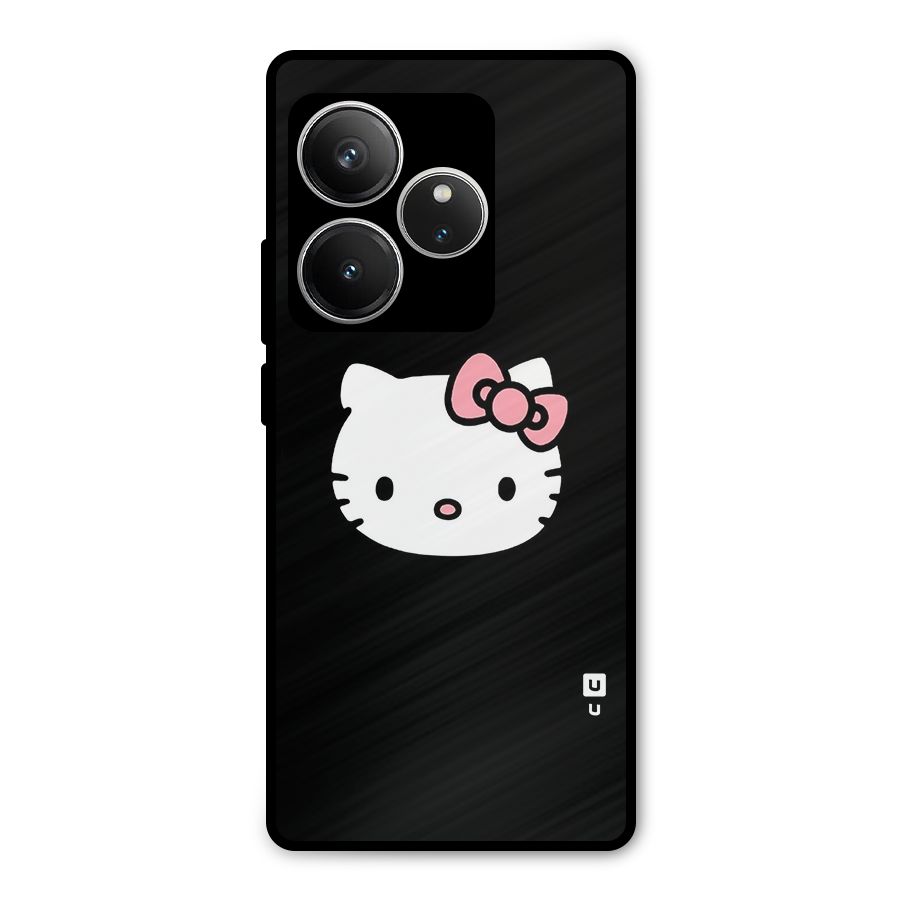 Kitty Cute Metal Back Case for Realme GT 6
