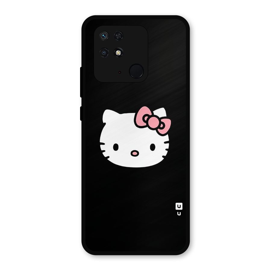 Kitty Cute Metal Back Case for Redmi 10