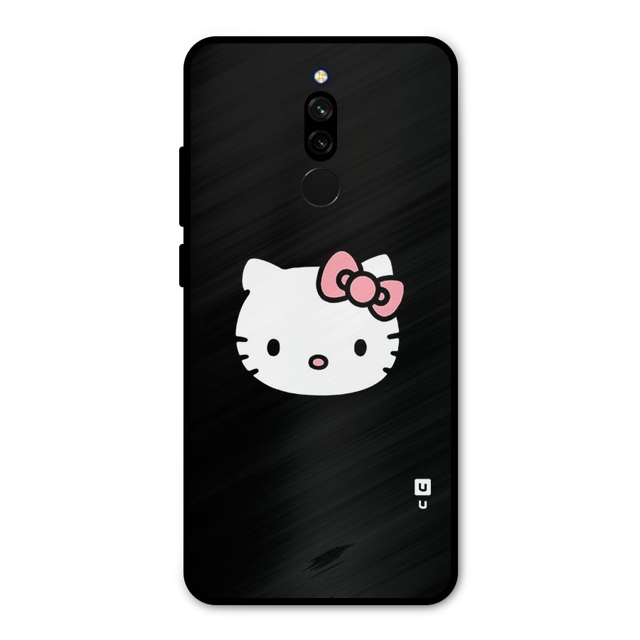 Kitty Cute Metal Back Case for Redmi 8
