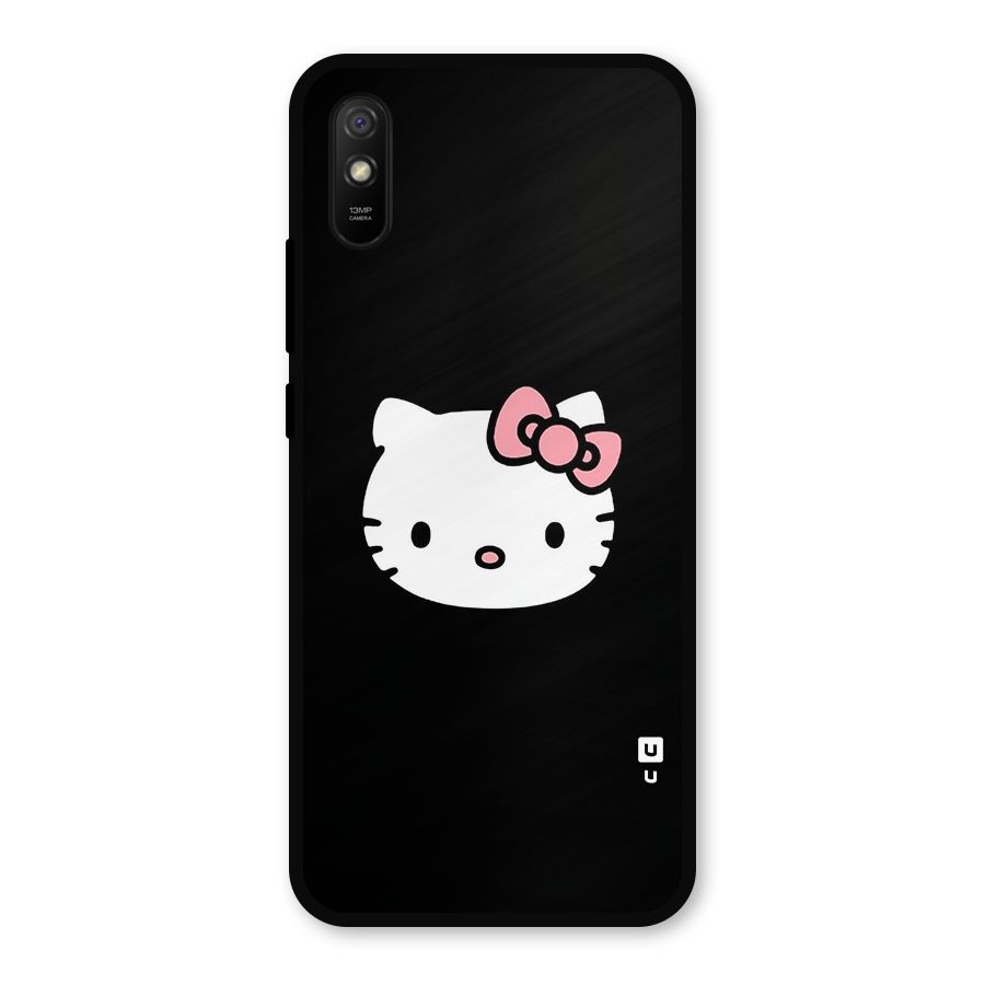 Kitty Cute Metal Back Case for Redmi 9i