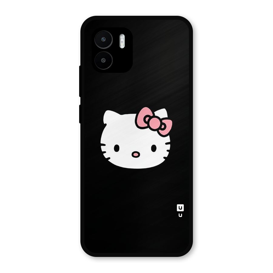 Kitty Cute Metal Back Case for Redmi A2