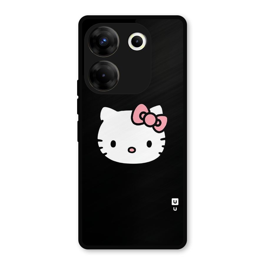 Kitty Cute Metal Back Case for Tecno Camon 20