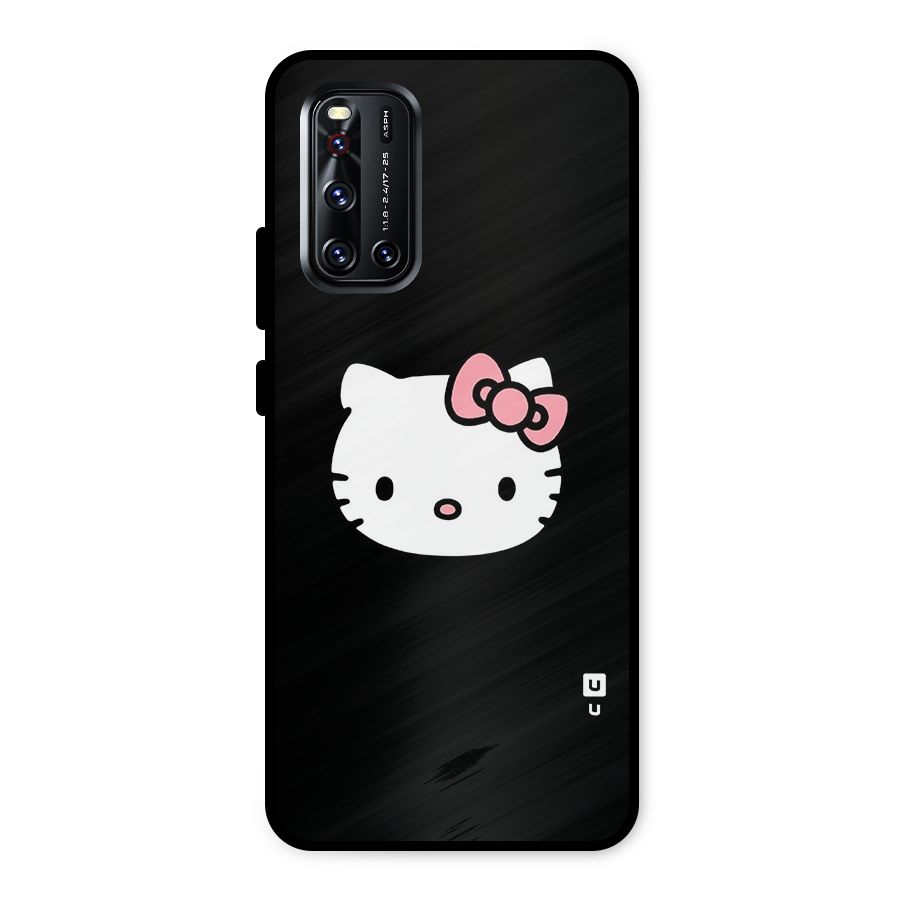 Kitty Cute Metal Back Case for Vivo V19