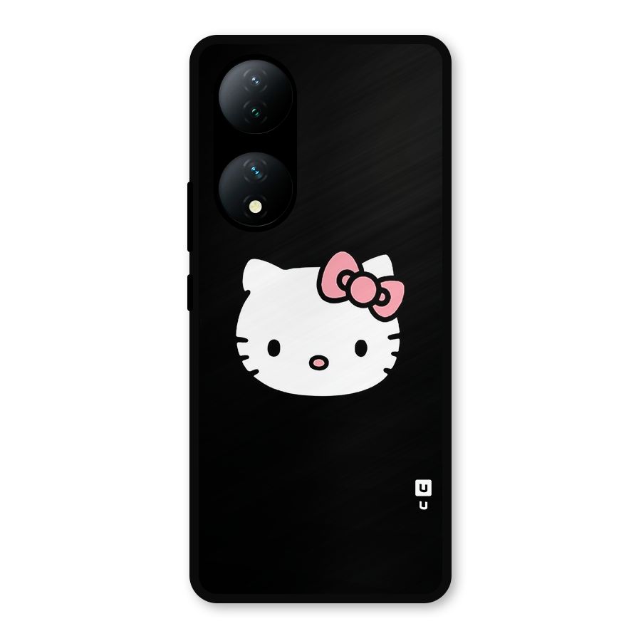Kitty Cute Metal Back Case for Vivo Y100