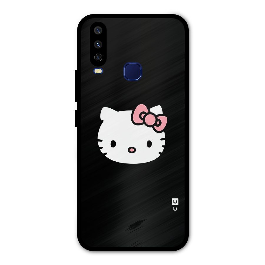 Kitty Cute Metal Back Case for Vivo Y15
