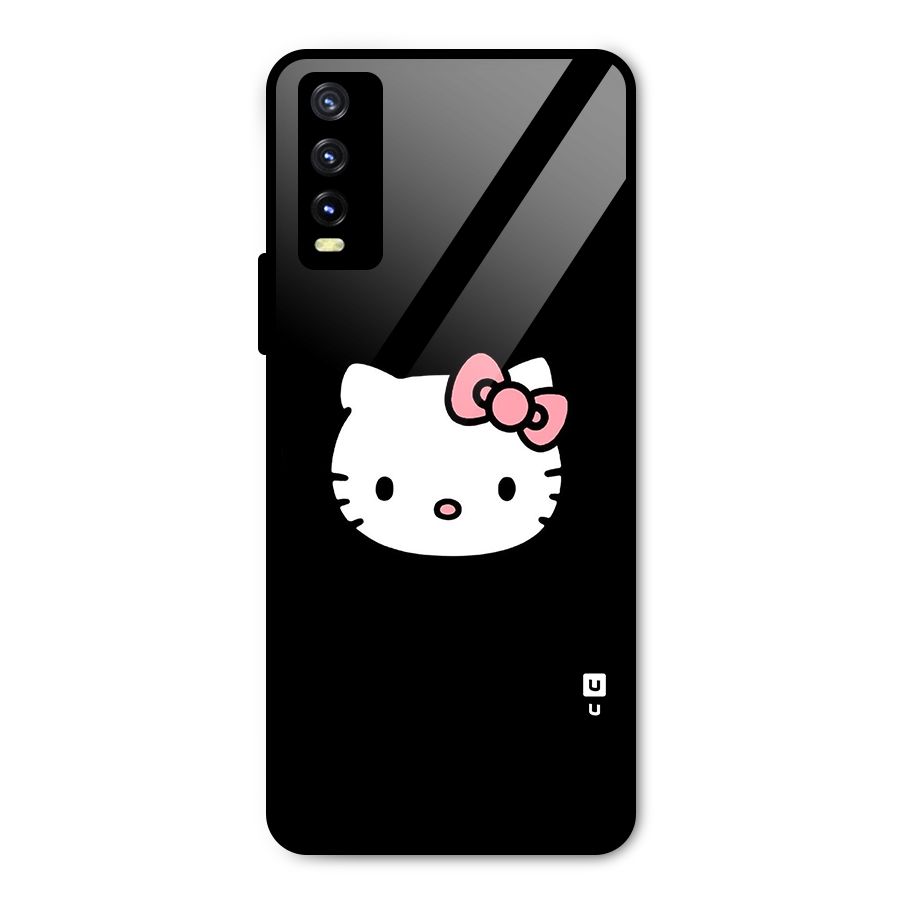 Kitty Cute Metal Back Case for Vivo Y20g