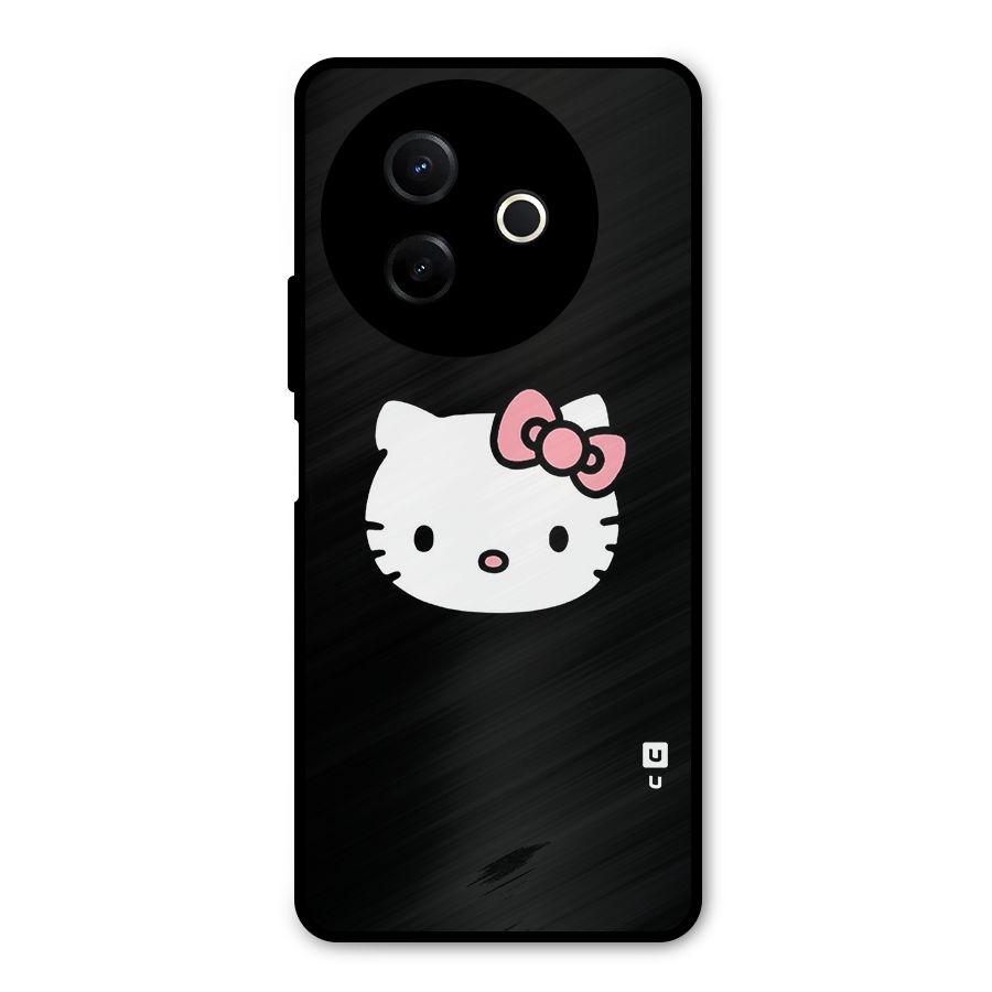 Kitty Cute Metal Back Case for Vivo Y39