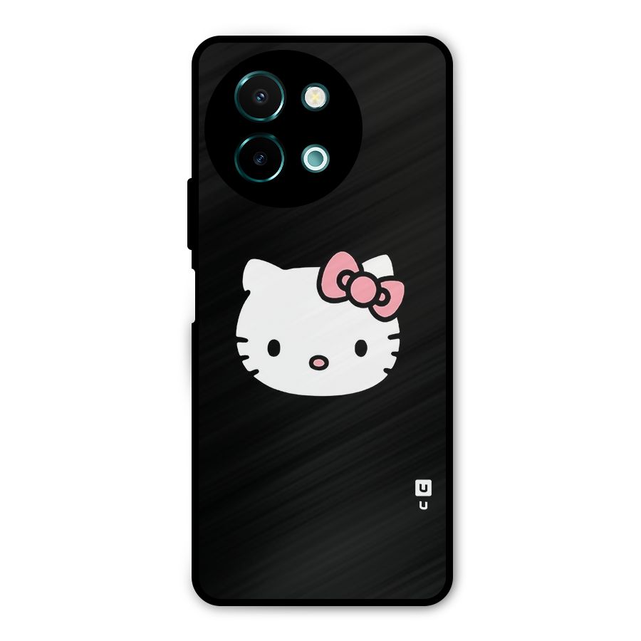 Kitty Cute Metal Back Case for Vivo Y58