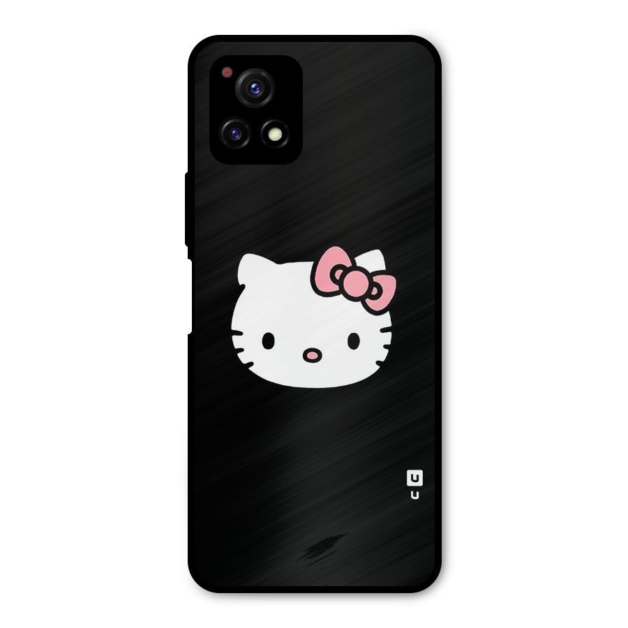 Kitty Cute Metal Back Case for Vivo Y72 5G