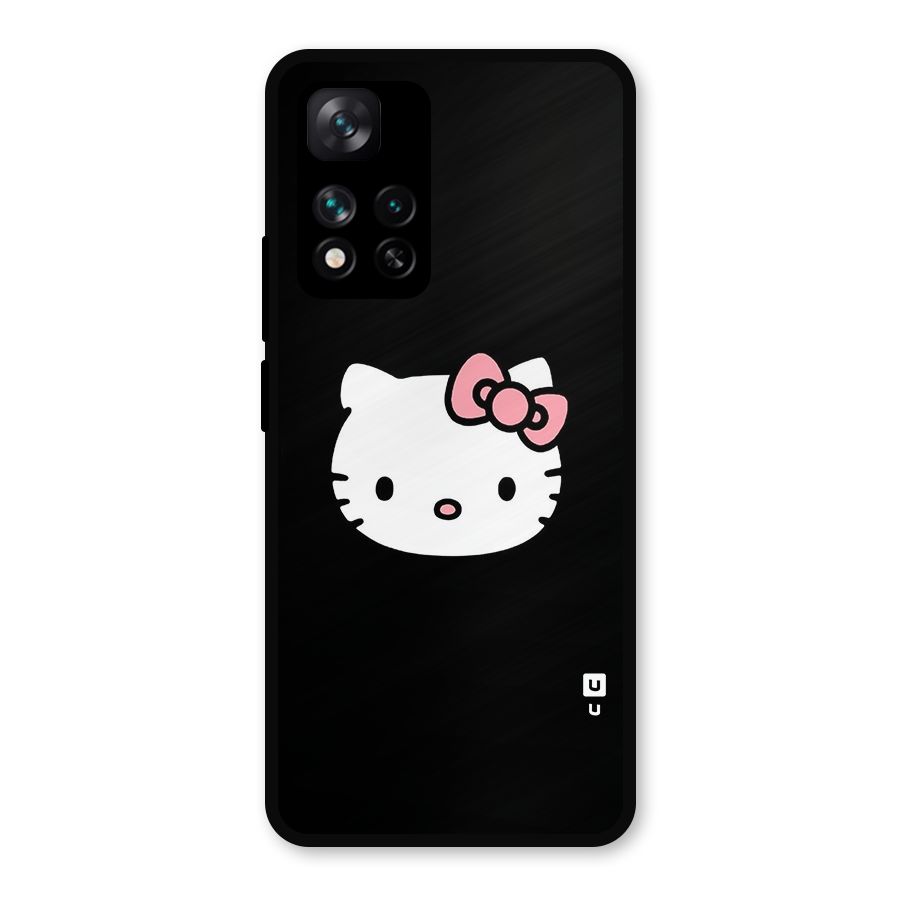 Kitty Cute Metal Back Case for Xiaomi 11i Hypercharge 5G